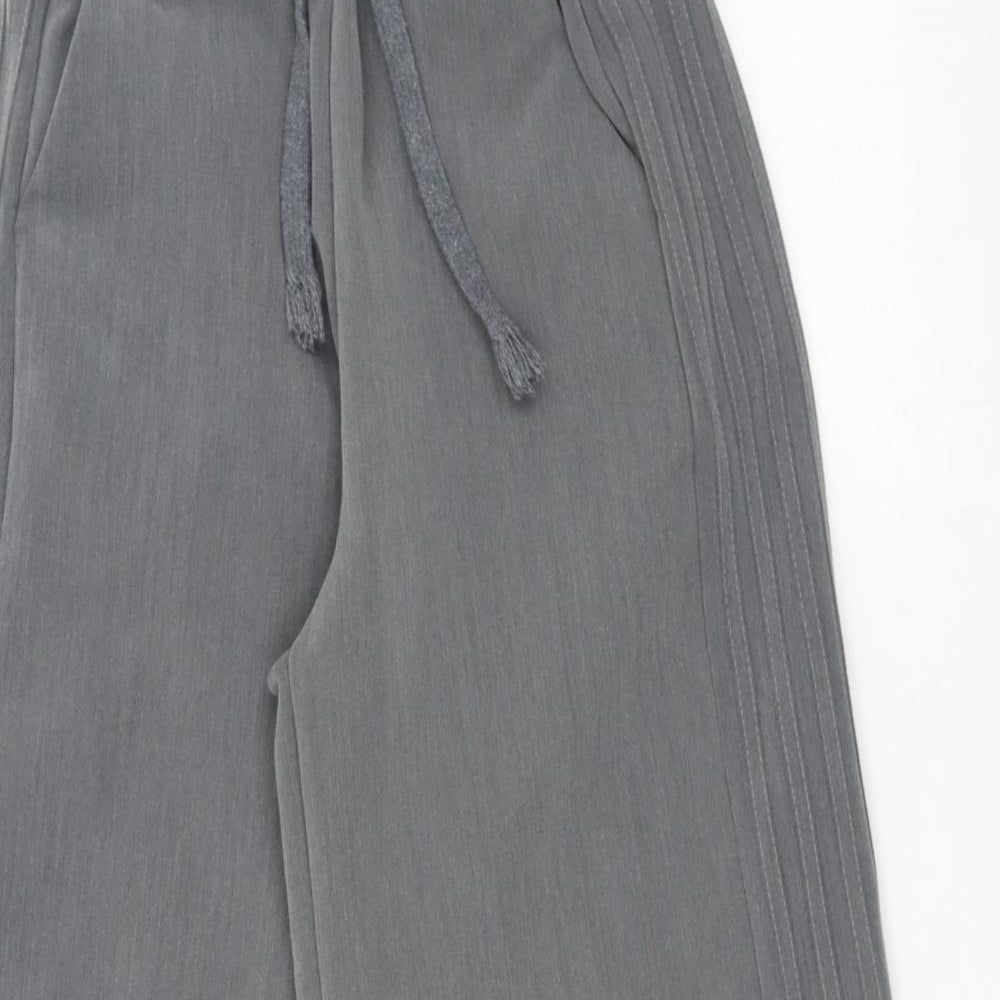 Baby Womens Grey Polyester Trousers Size M L26 in Regular