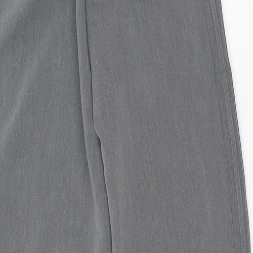 Baby Womens Grey Polyester Trousers Size M L26 in Regular