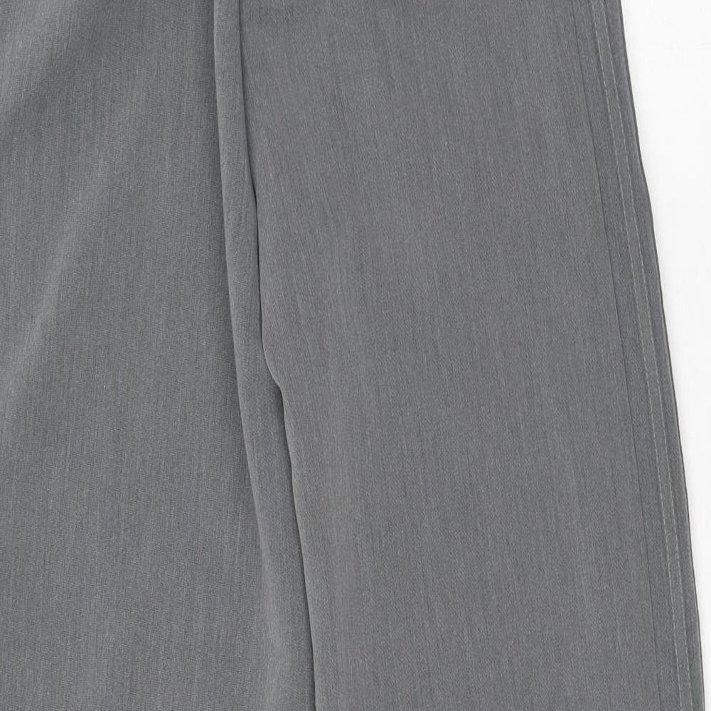 Baby Womens Grey Polyester Trousers Size M L26 in Regular