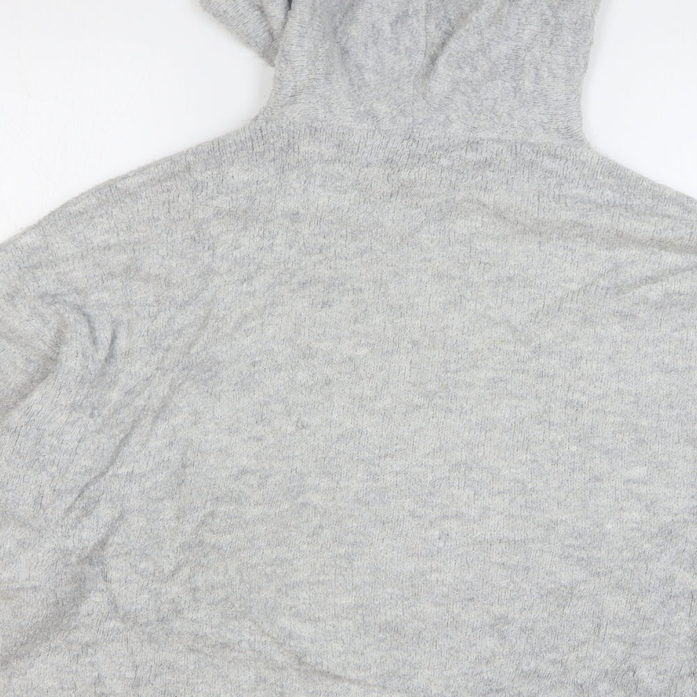 Marks and Spencer Womens Grey Acrylic Pullover Hoodie Size XL Pullover