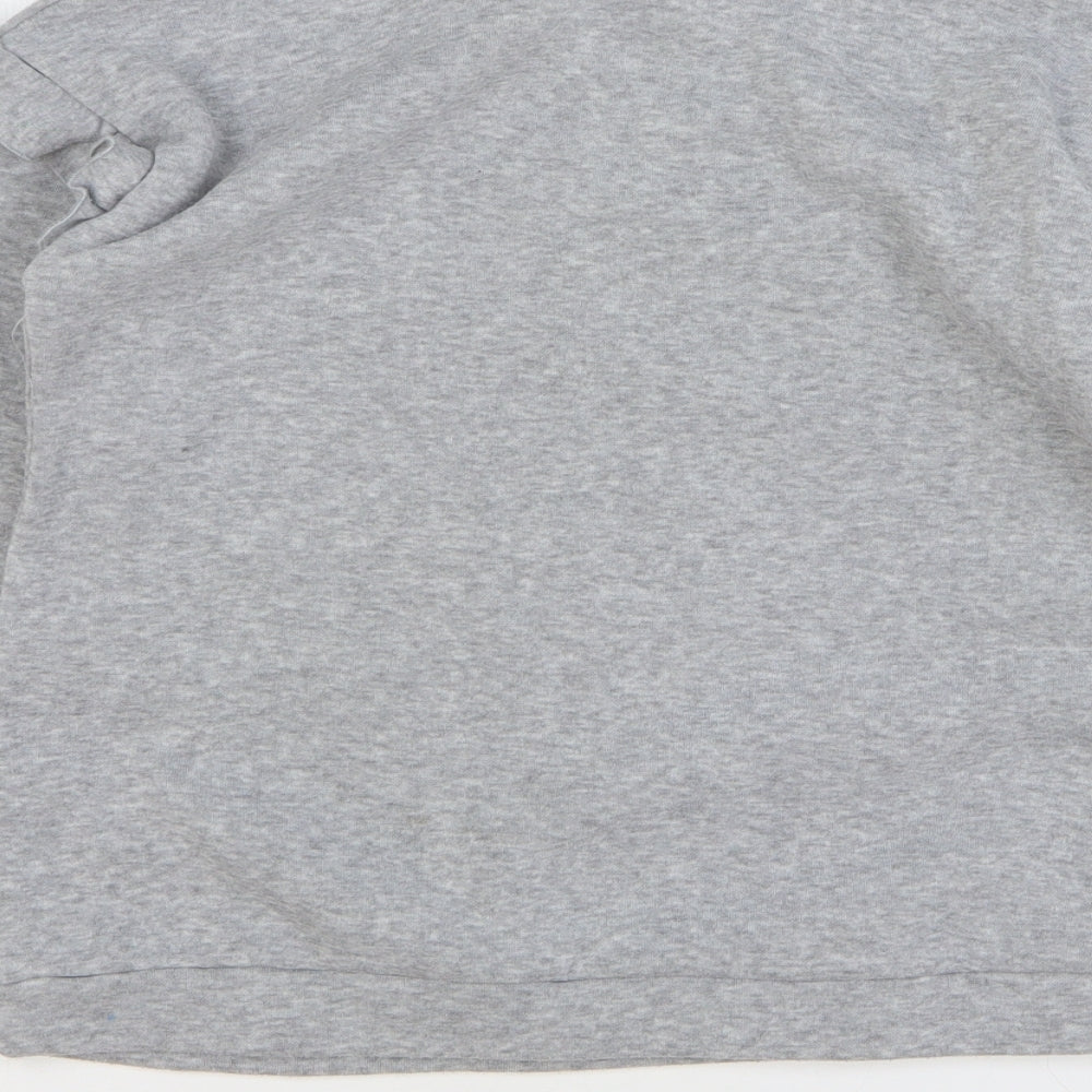 Jeff&Co Girls Grey Polyester Pullover Sweatshirt Size 11-12 Years Pullover