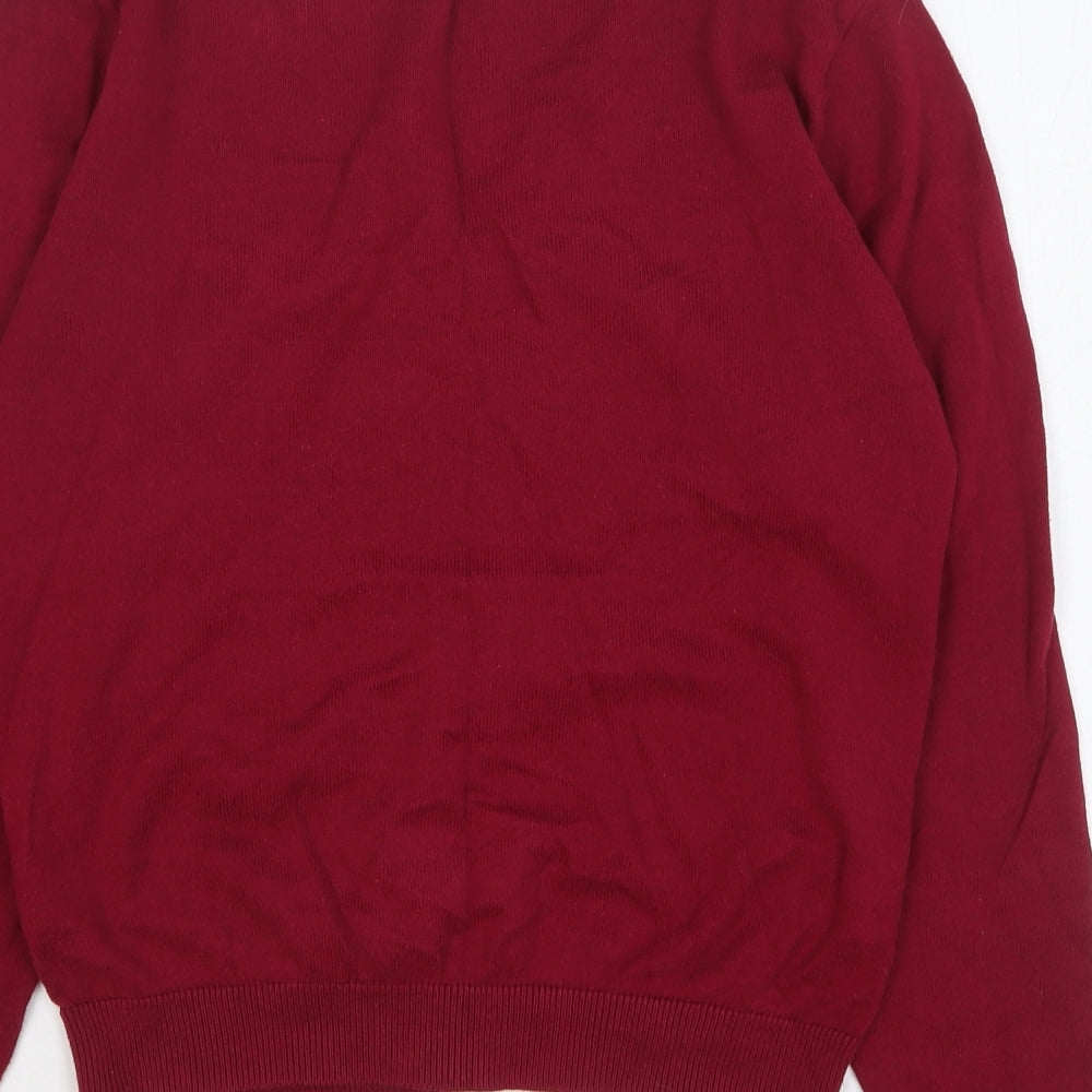 Primark Womens Purple V-Neck Cotton Cardigan Jumper Size 10