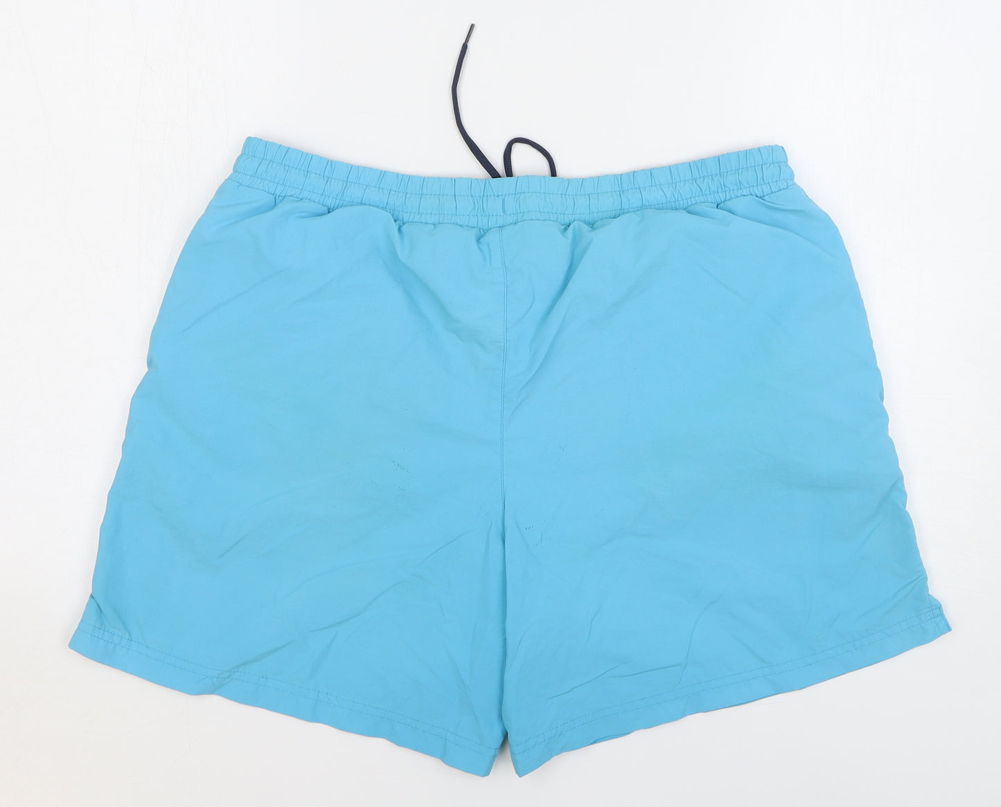 Slazenger Mens Blue Polyester Bermuda Shorts Size M L7 in Regular Drawstring - Swim Shorts