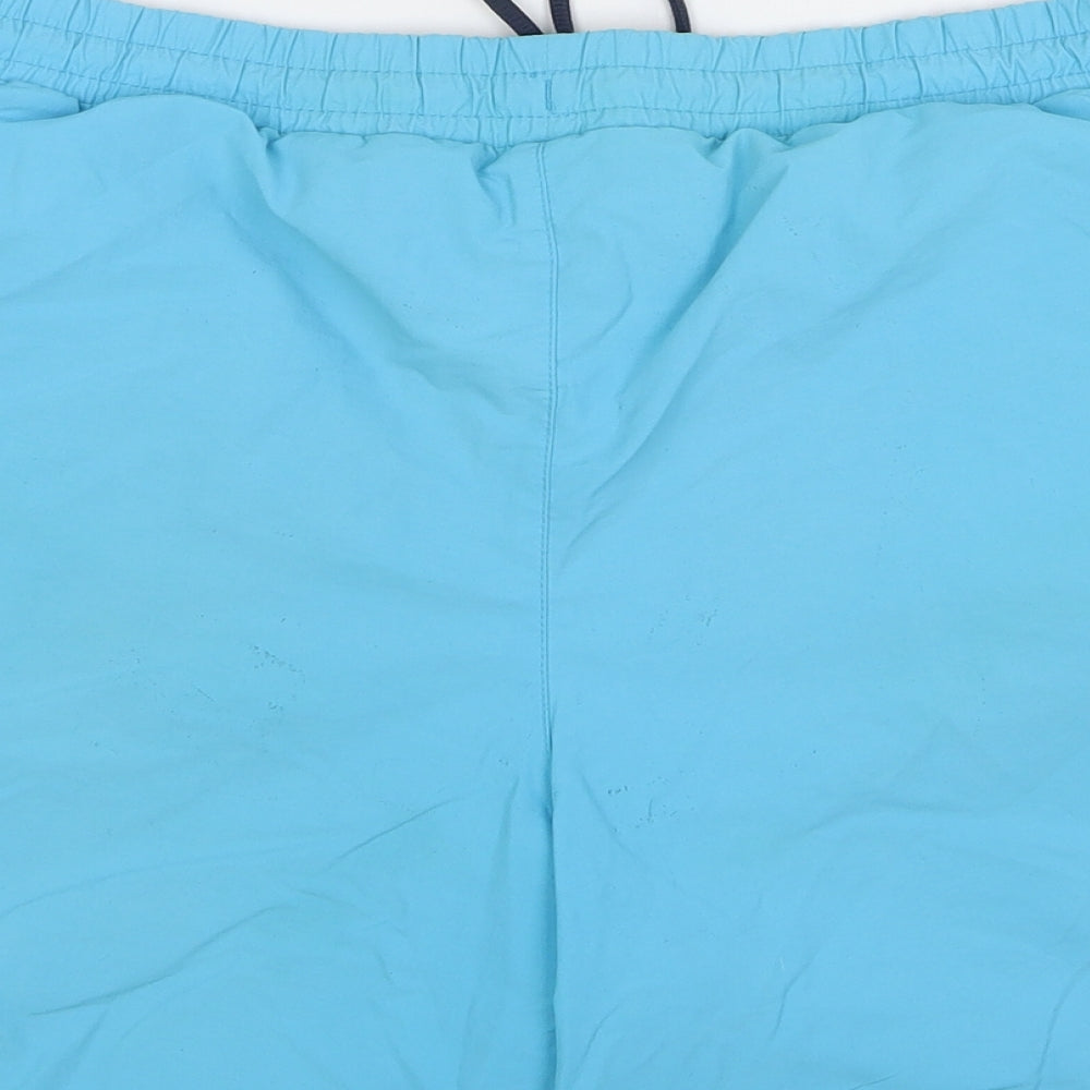 Slazenger Mens Blue Polyester Bermuda Shorts Size M L7 in Regular Drawstring - Swim Shorts