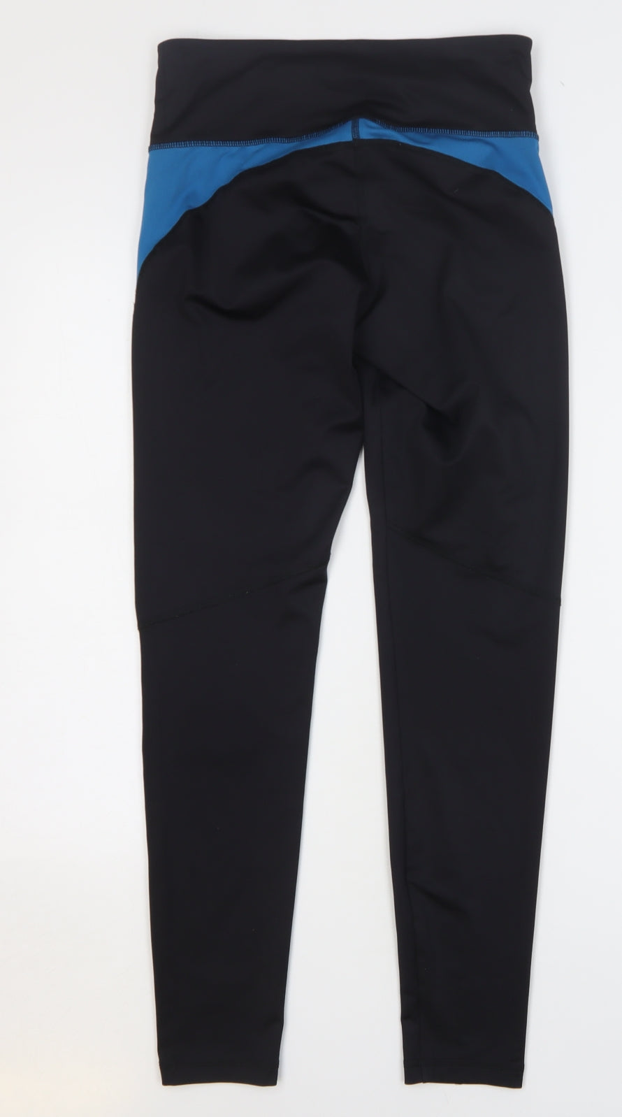 Crivit Womens Black Polyester Compression Leggings Size 14 L29 in Regular