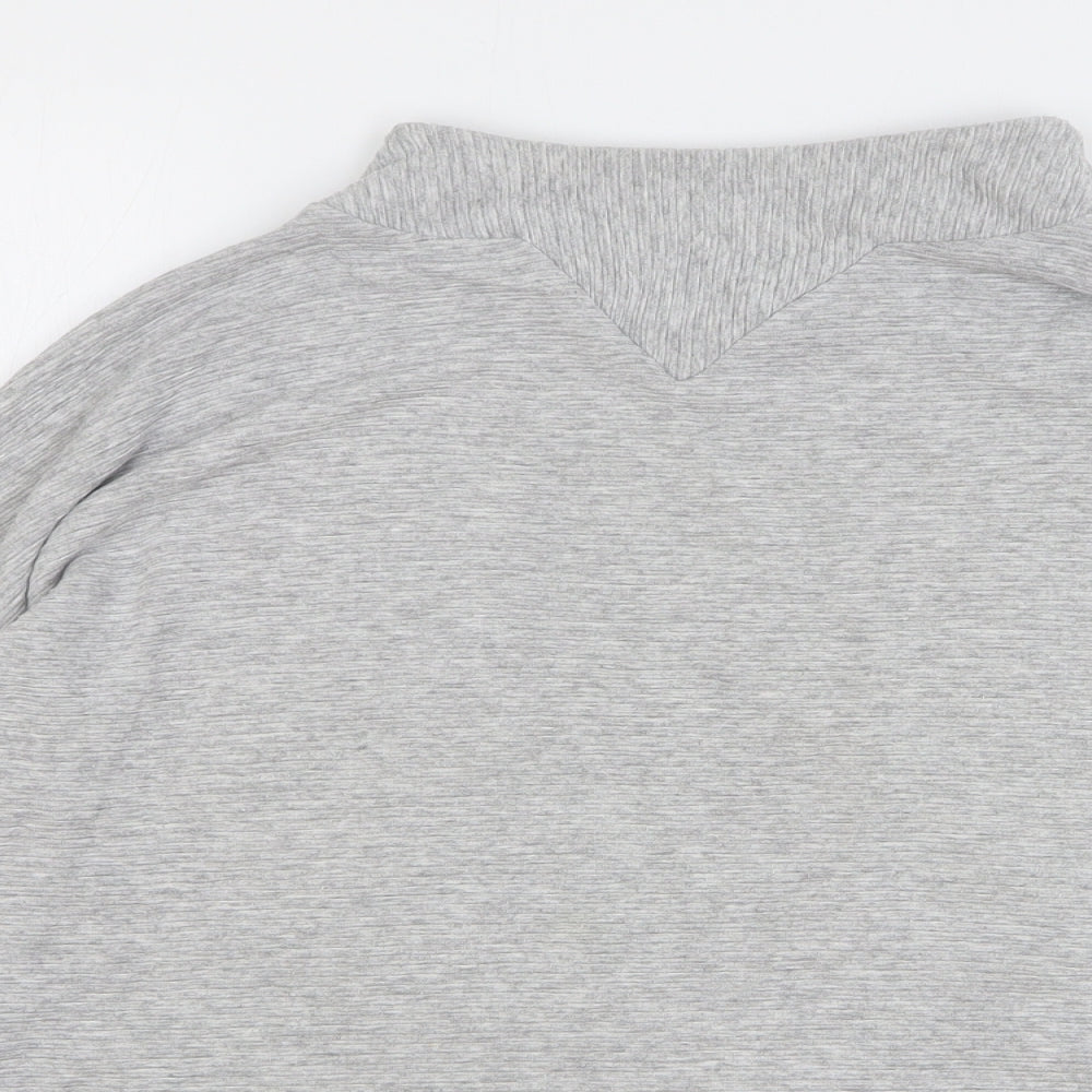 French Connection Womens Grey Viscose Pullover Sweatshirt Size S Pullover