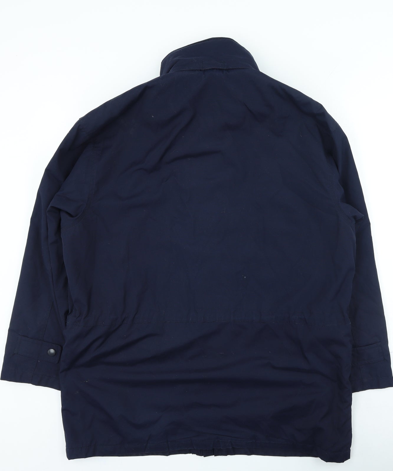 ANTARTEX Mens Blue Rain Coat Coat Size M Zip