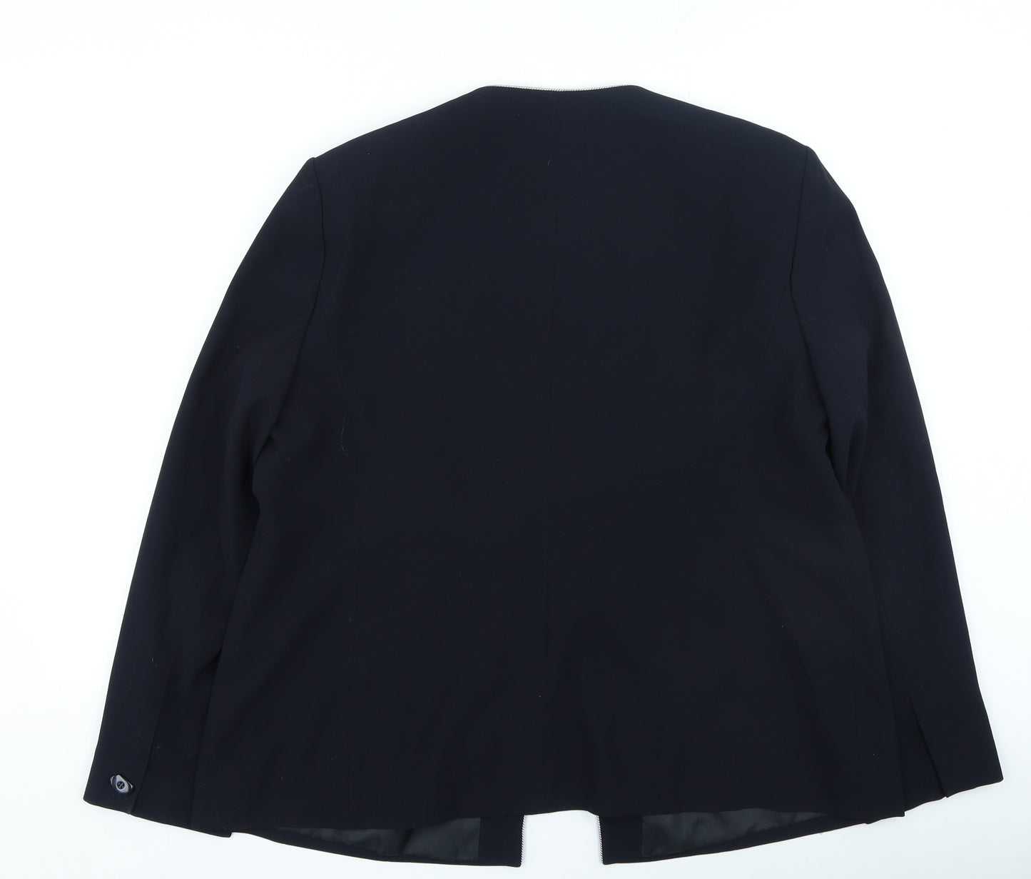 Debenhams Womens Blue Jacket Size 20 Button