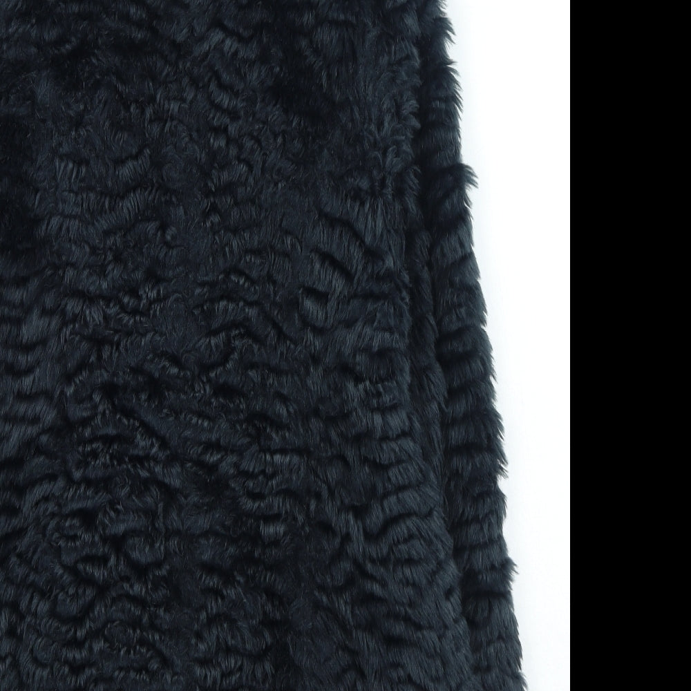 NEXT Womens Blue Overcoat Coatigan Size 12 Zip