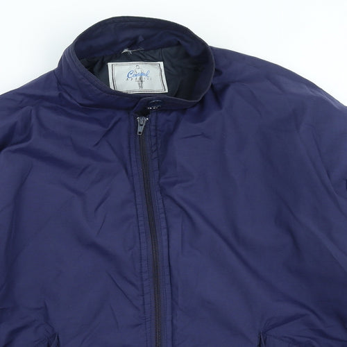 Casual Appeal Mens Blue Jacket Size L Zip