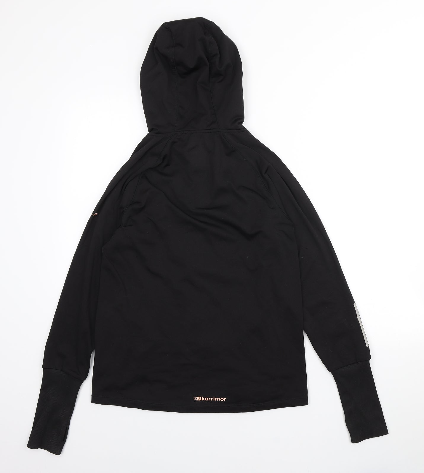 Karrimor Womens Beige Polyester Full Zip Hoodie Size 12