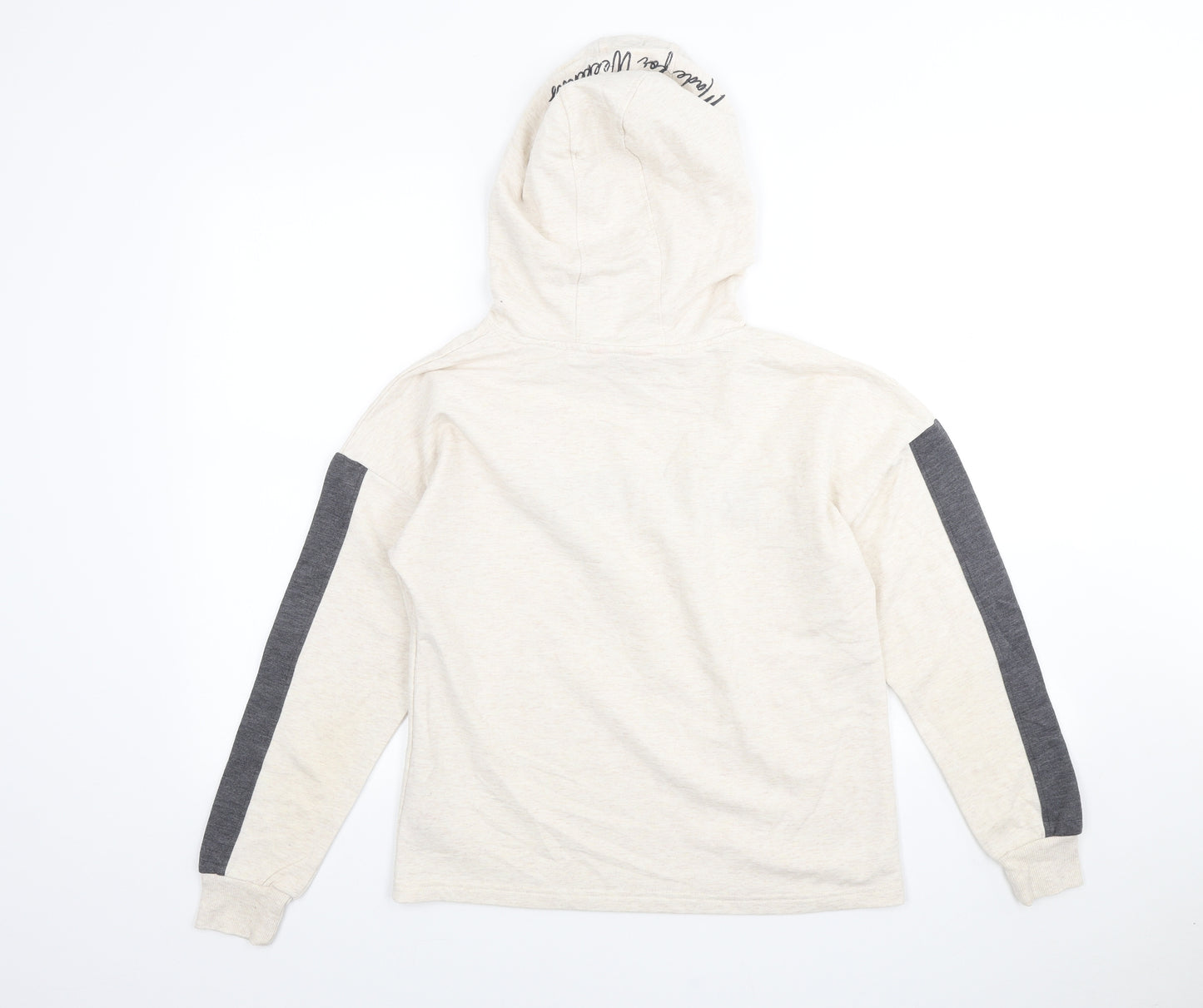 Boux Avenue Womens Beige Solid Polycarbamide Top Pyjama Top Size 10 - Hello Sunday