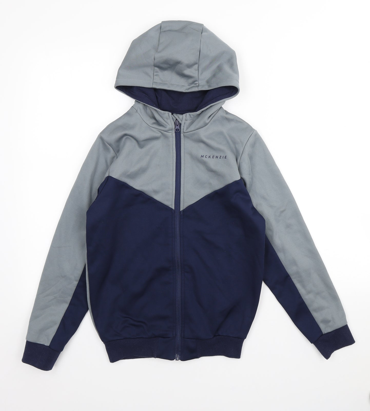 McKenzie Boys Multicoloured Colourblock Polyester Full Zip Hoodie Size 10 Years Zip