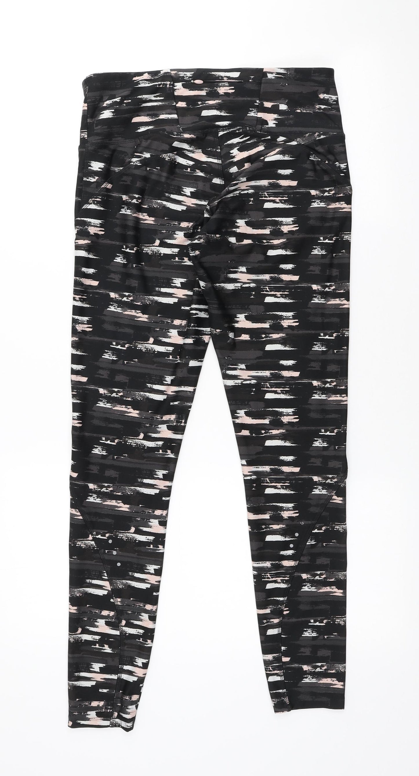 NEXT Womens Multicoloured Polyester Compression Leggings Size 10 L26 in Regular