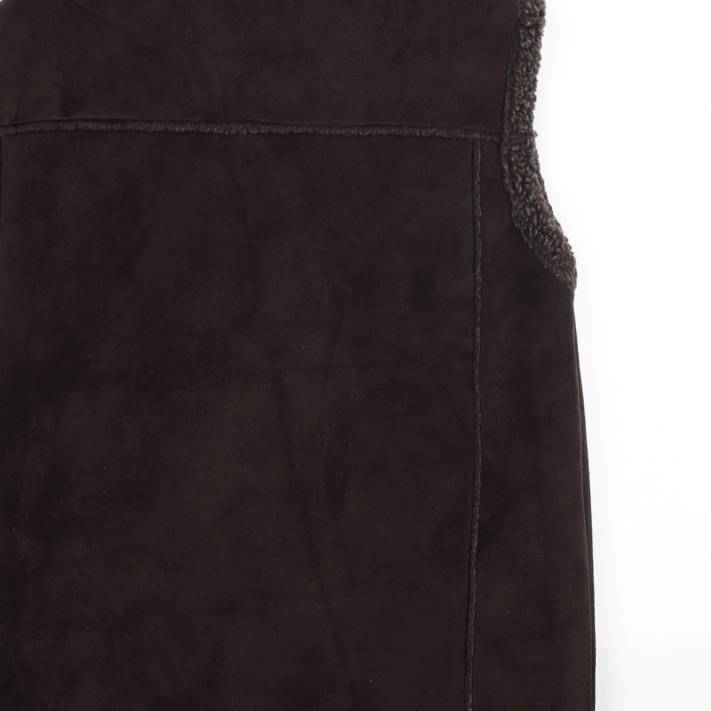 Bonmarché Womens Brown Gilet Jacket Size L