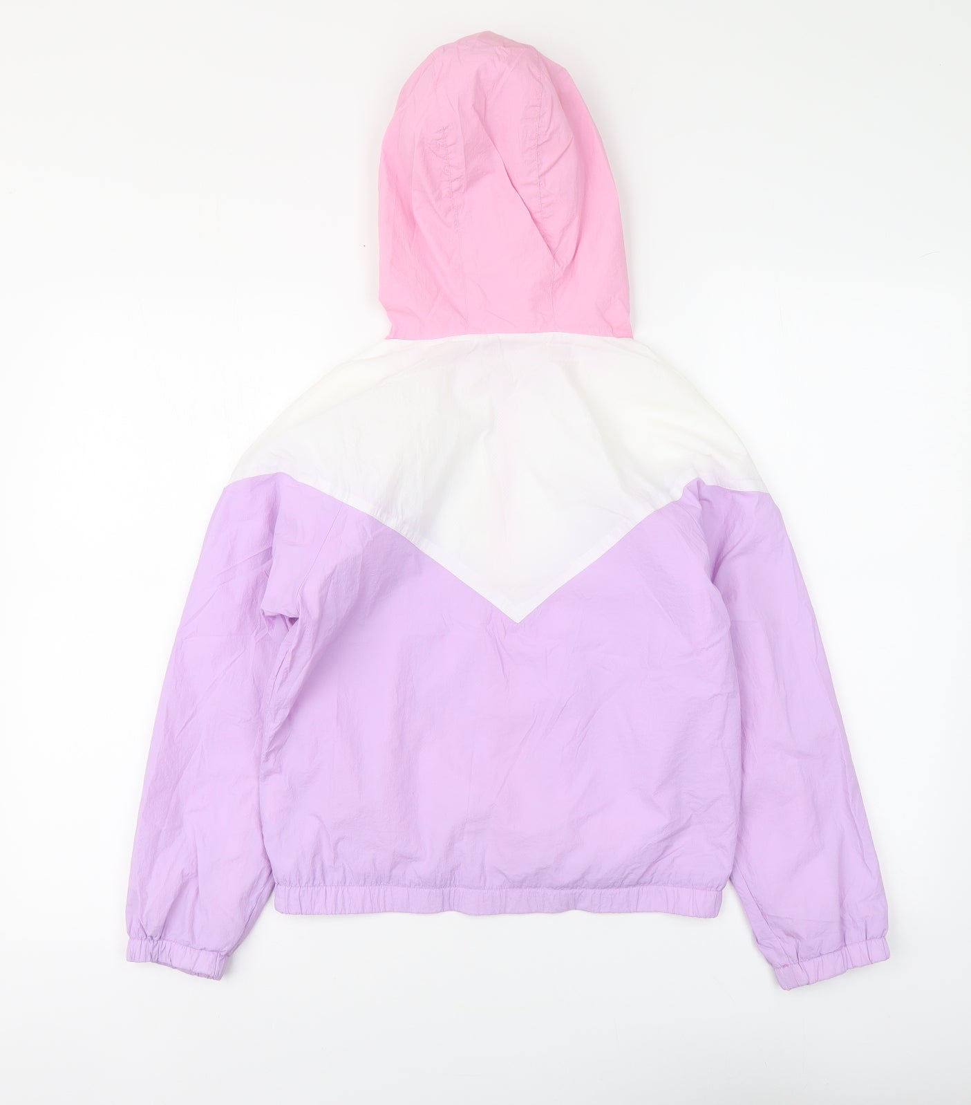 Dunnes Stores Girls Multicoloured Striped Jacket Size 10-11 Years Zip