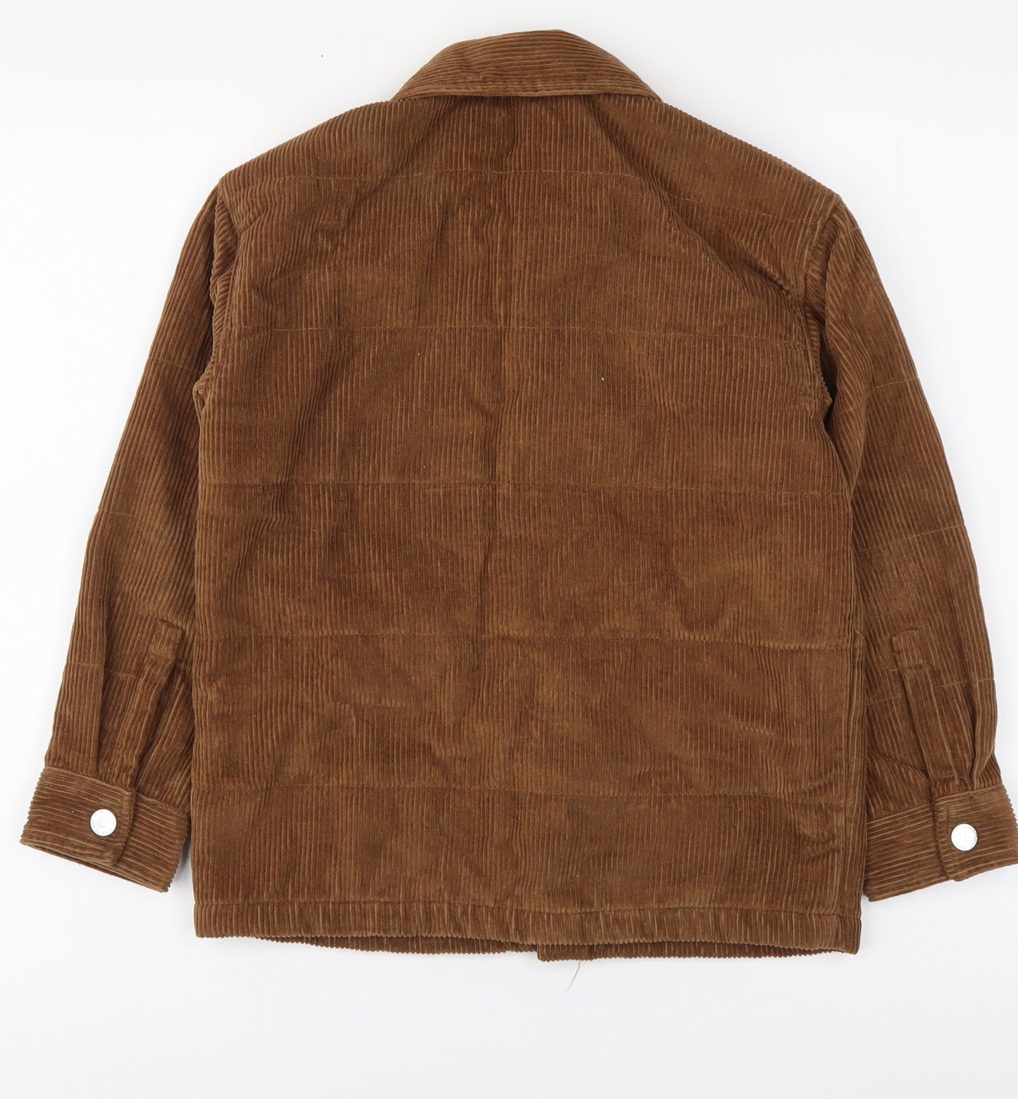River Island Boys Brown Jacket Size 7-8 Years Button