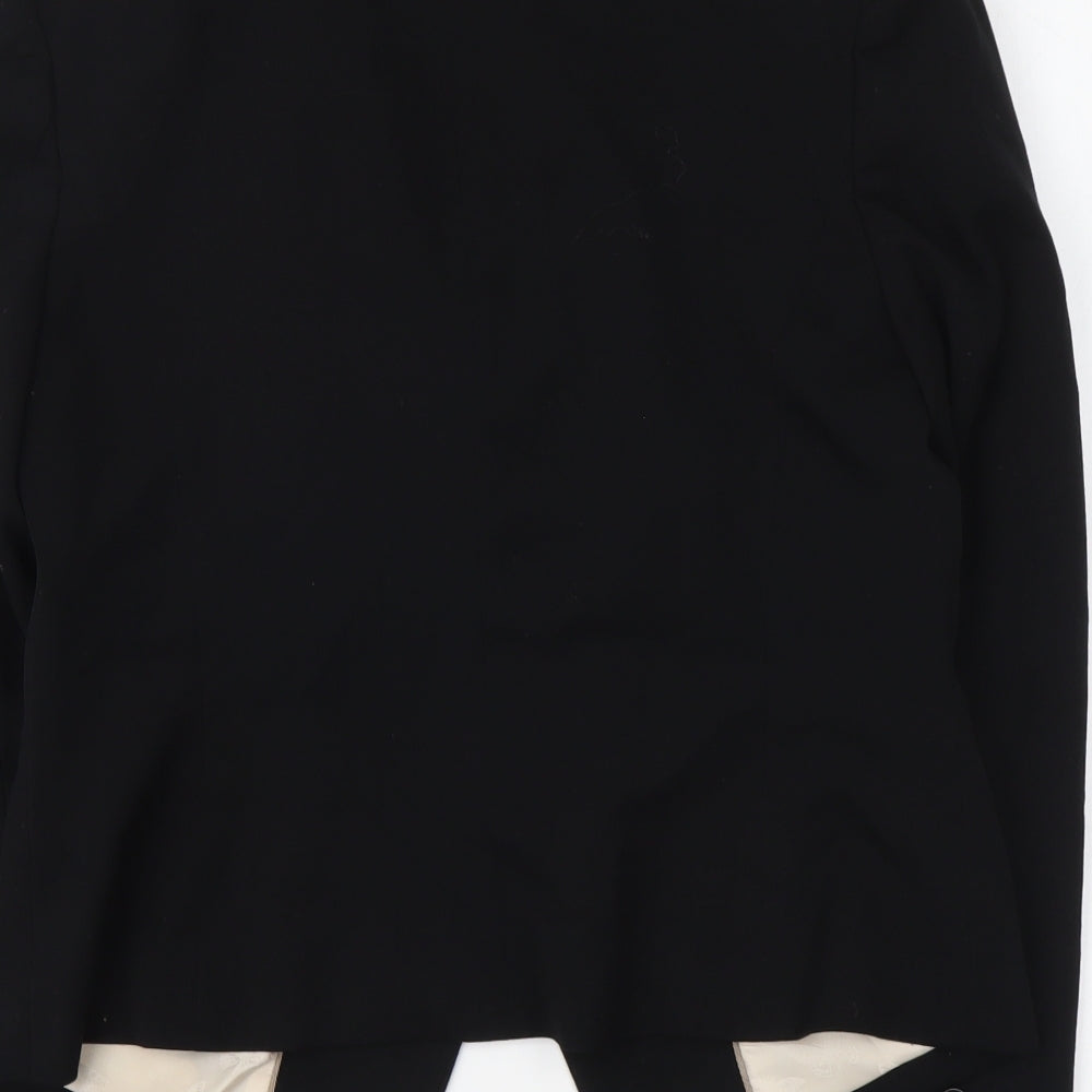 Marks and Spencer Womens Black Polyester Jacket Suit Jacket Size 12