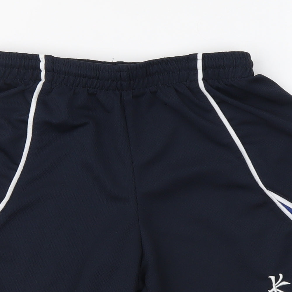Kukri Boys Blue Polyester Bermuda Shorts Size 11-12 Years Regular