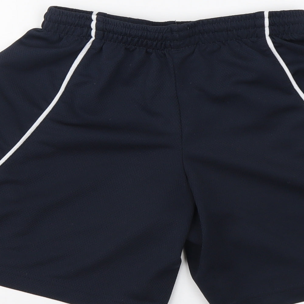 Kukri Boys Blue Polyester Bermuda Shorts Size 11-12 Years Regular