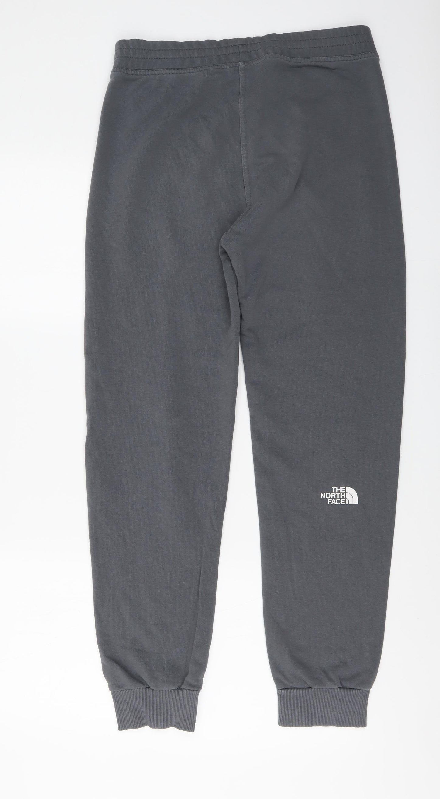 The North Face Mens Grey Cotton Jegging Trousers Size S L28 in Regular Button
