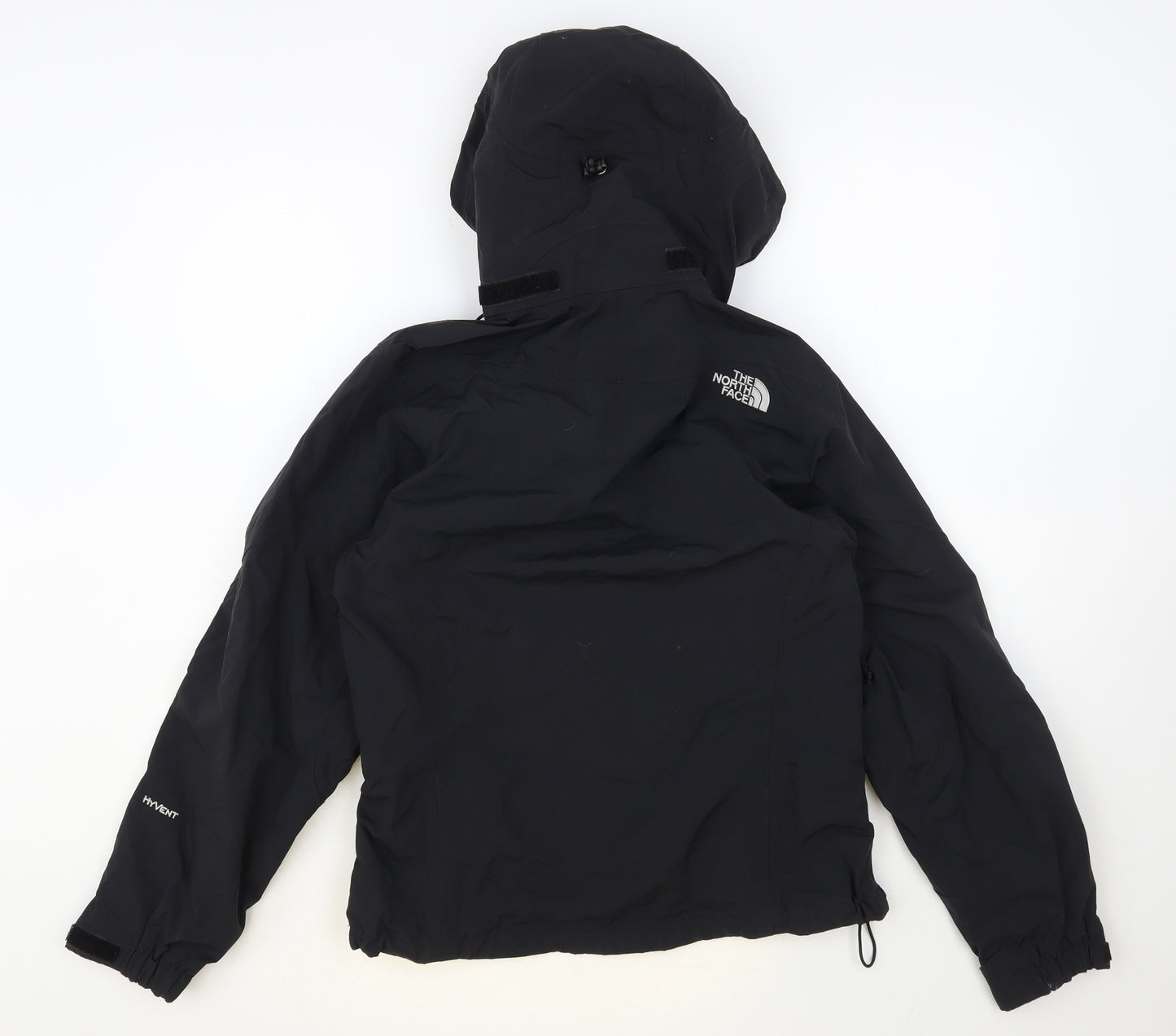 The North Face Womens Black Windbreaker Jacket Size XS Zip