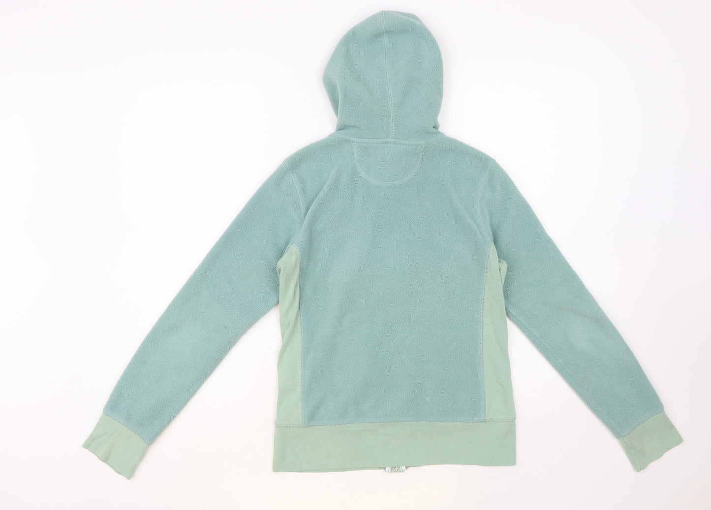 New Look Womens Green Polyester Full Zip Hoodie Size 8 Zip