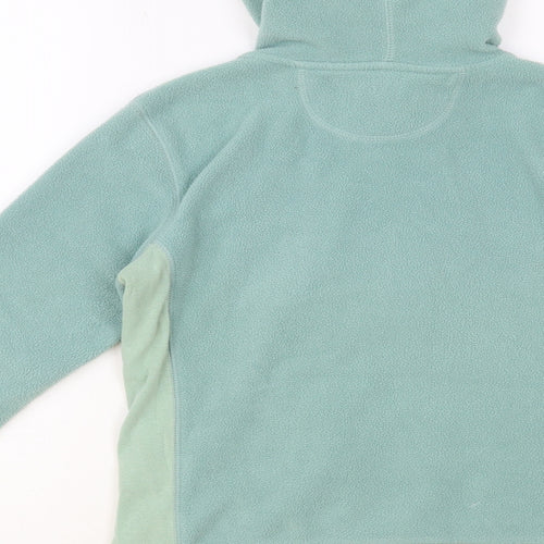 New Look Womens Green Polyester Full Zip Hoodie Size 8 Zip