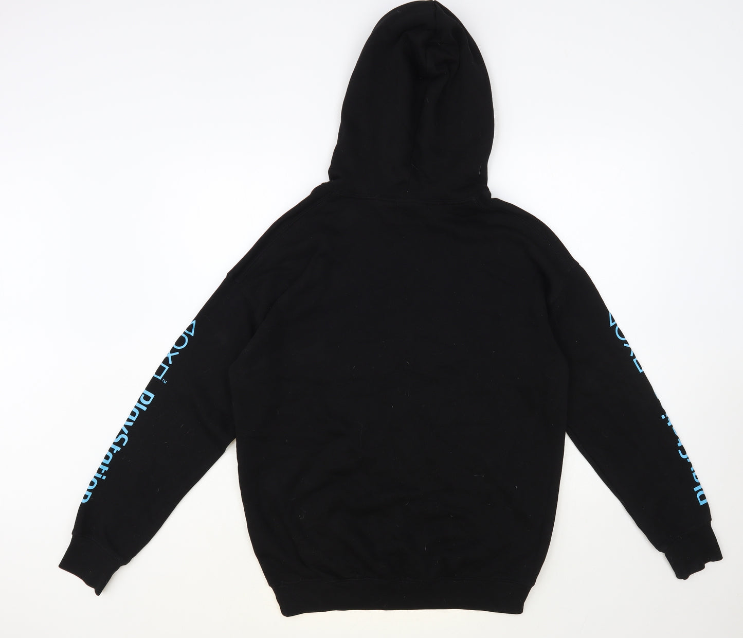 H&M Boys Black Cotton Pullover Hoodie Size 14-15 Years Pullover - PlayStation