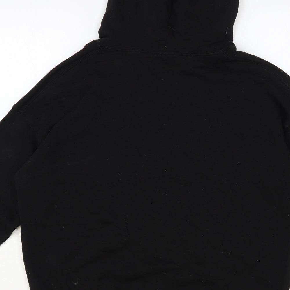 H&M Boys Black Cotton Pullover Hoodie Size 14-15 Years Pullover - PlayStation