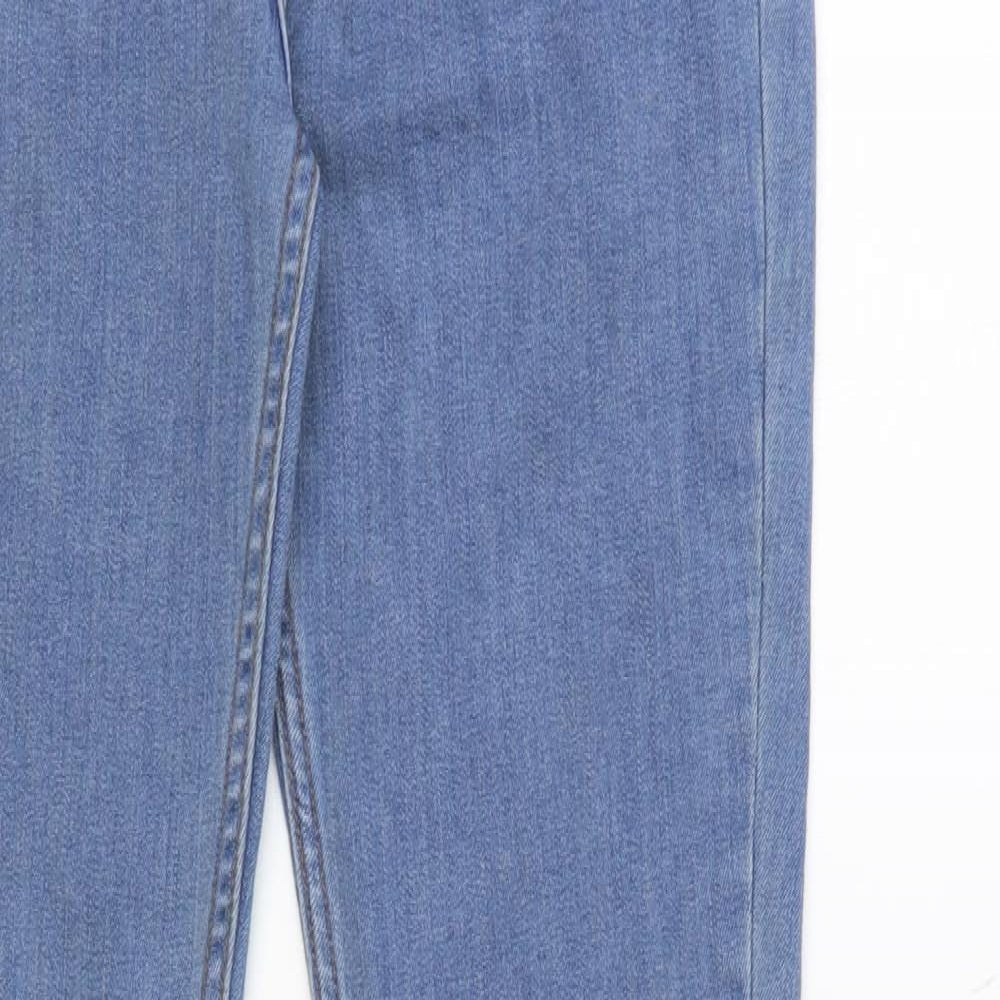 Levi's Womens Blue Cotton Skinny Jeans Size 29 in L32 in Regular Button