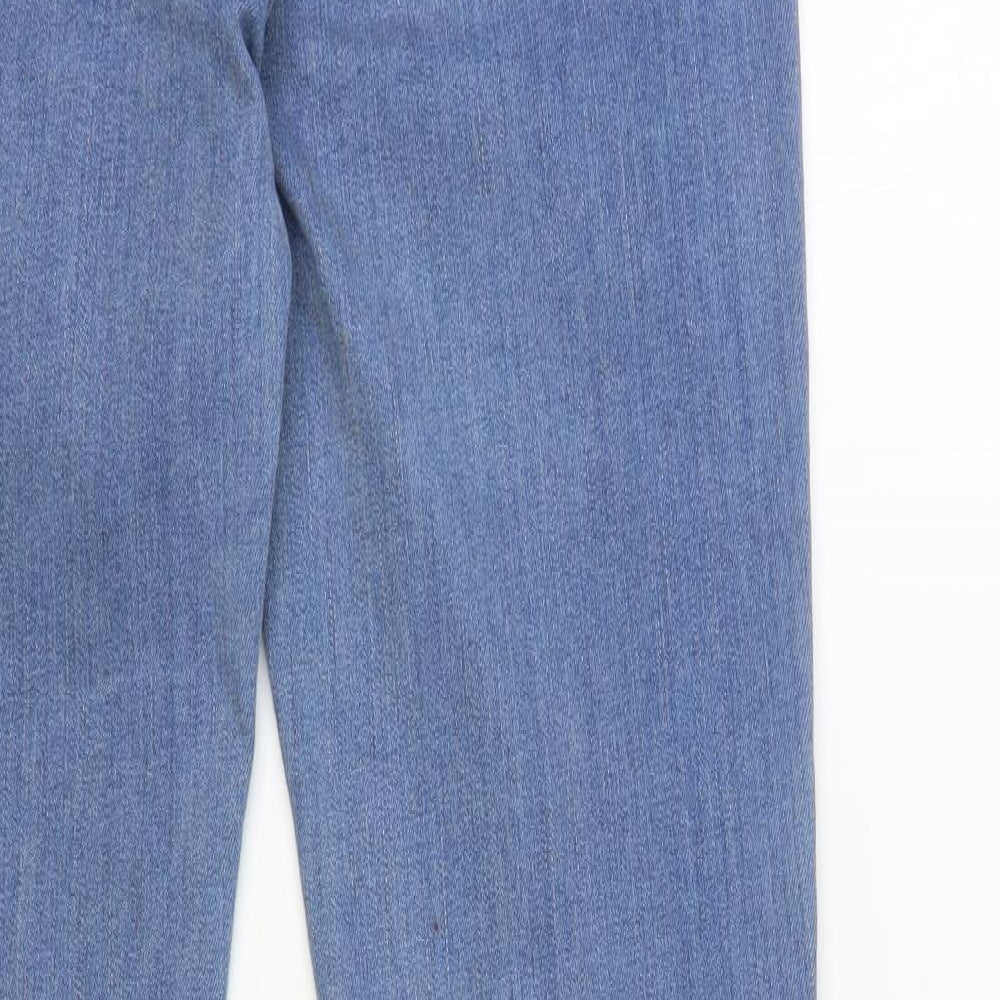 Levi's Womens Blue Cotton Skinny Jeans Size 29 in L32 in Regular Button