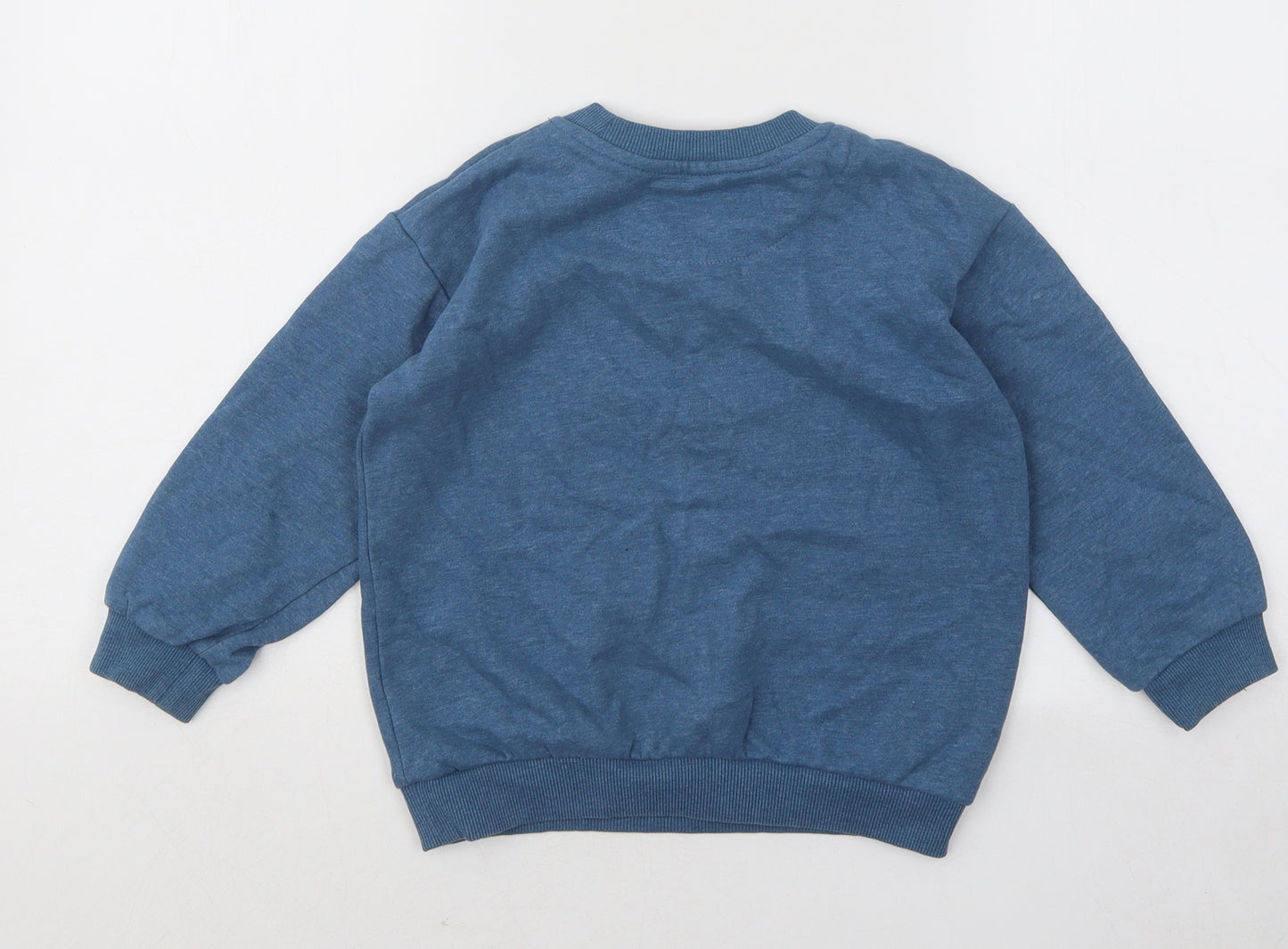 Nutmeg Boys Blue Cotton Pullover Sweatshirt Size 4-5 Years Pullover