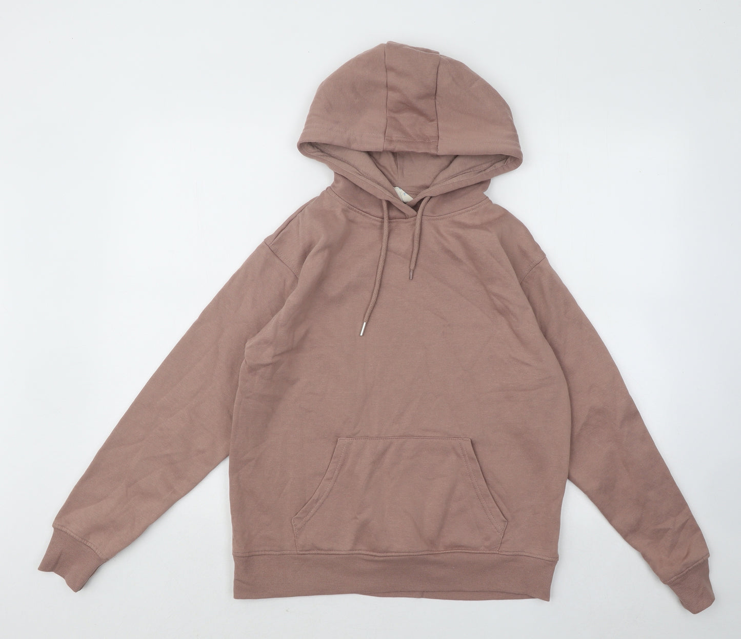 Primark Womens Brown Cotton Pullover Hoodie Size 6 Pullover