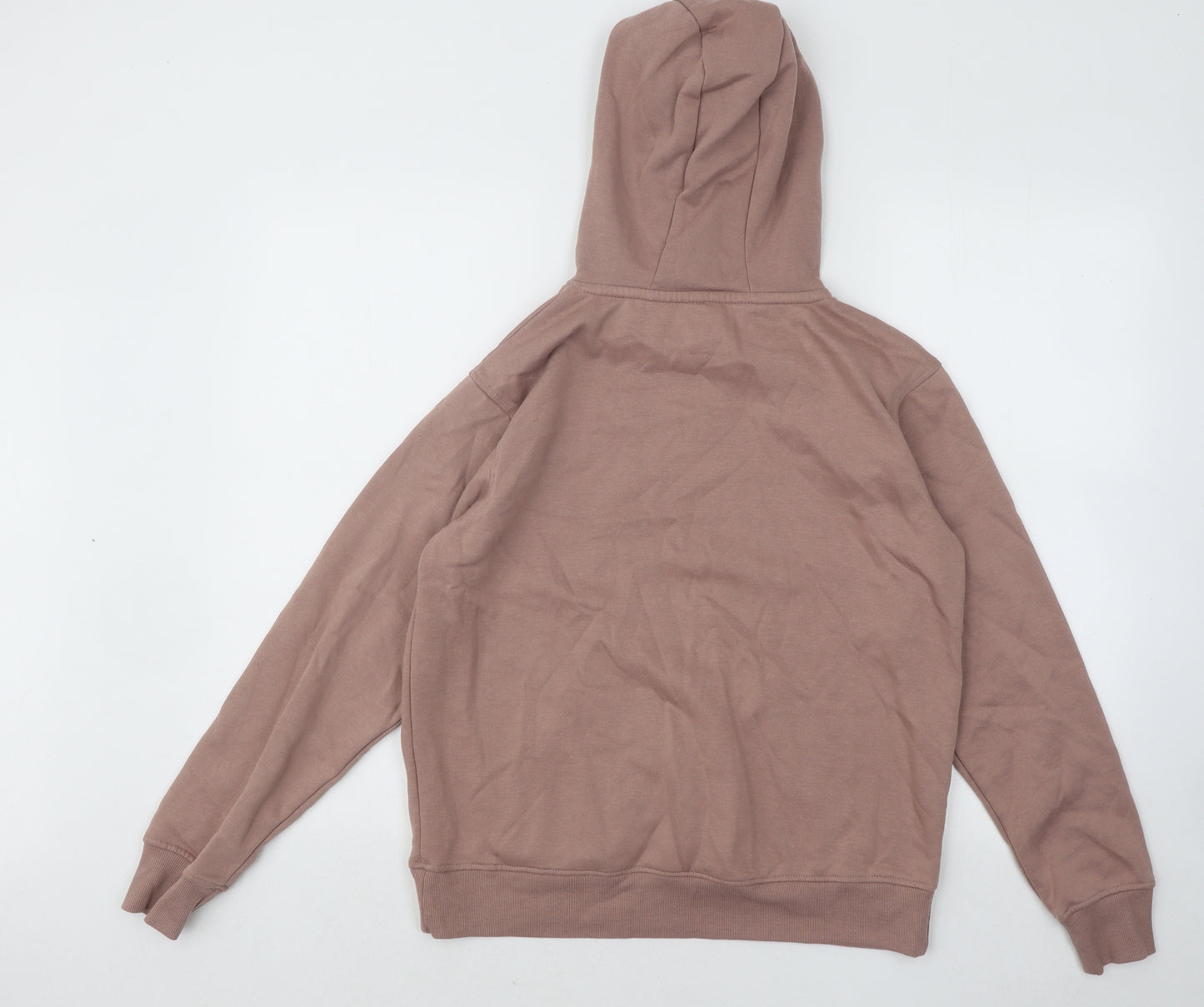 Primark Womens Brown Cotton Pullover Hoodie Size 6 Pullover
