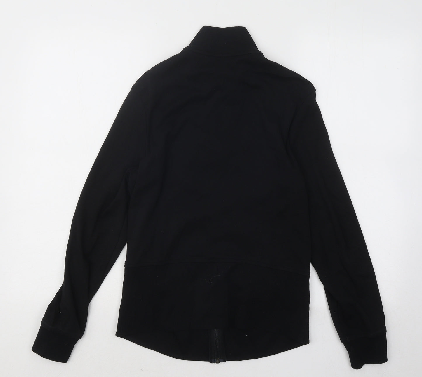 Pineapple Womens Black Cotton Full Zip Sweatshirt Size 14 Zip