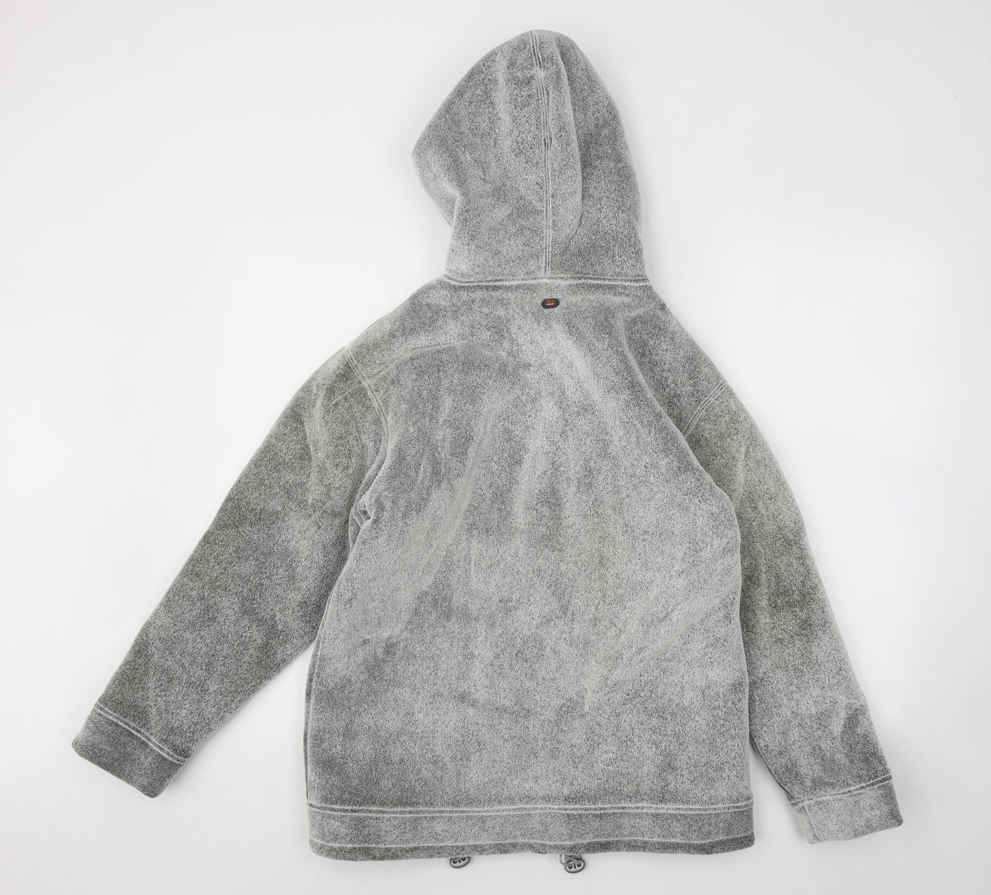 Juice2 Womens Grey Polyester Full Zip Hoodie Size 14 Zip