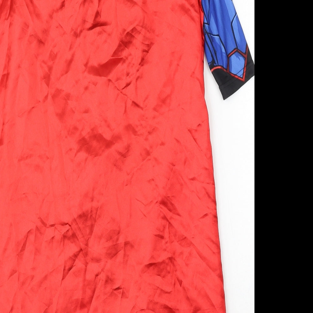 H&M Boys Blue Solid Polyester One Piece Size 4-5 Years - Superman Fancy Dress