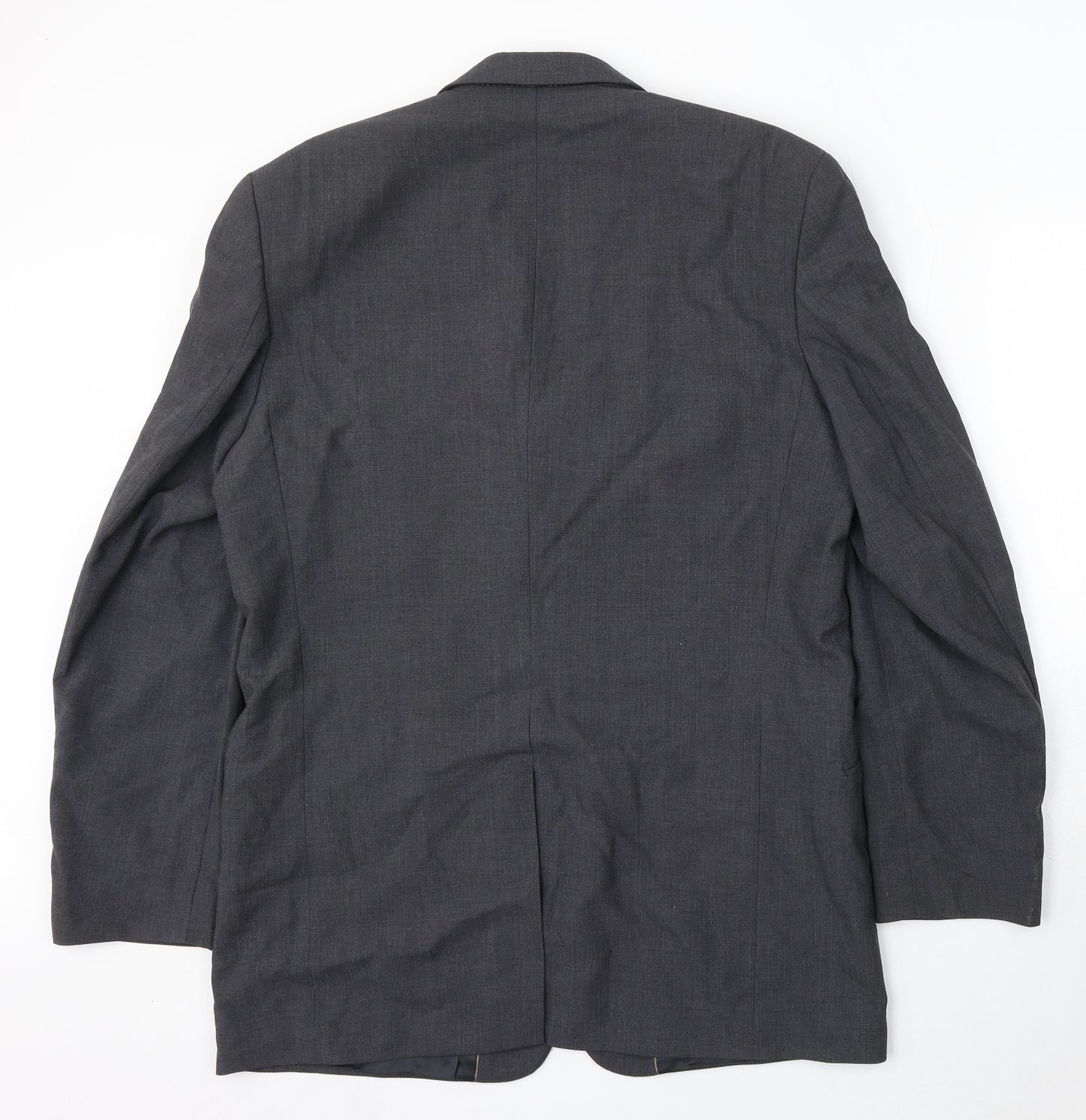 NEXT Mens Grey Wool Jacket Suit Size 40