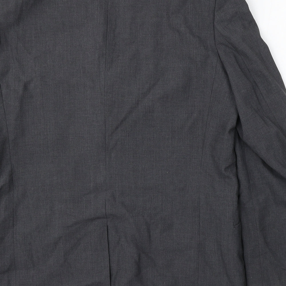 NEXT Mens Grey Wool Jacket Suit Size 40