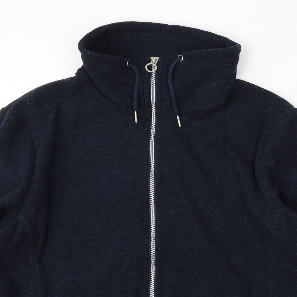 Regatta Womens Blue Polyester Pullover Sweatshirt Size 16 Zip