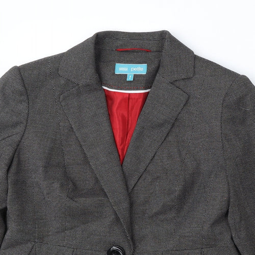 Marks and Spencer Womens Grey Polyester Jacket Suit Size S