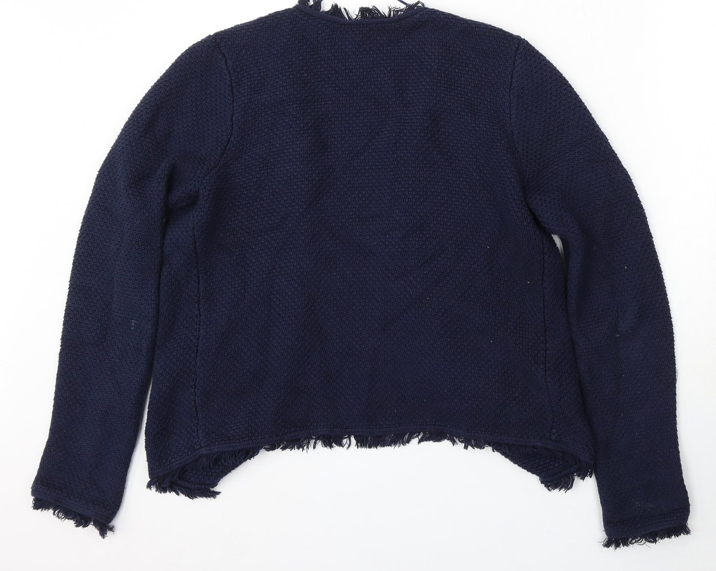 Espirit Womens Blue V-Neck Acrylic Cardigan Jumper Size M