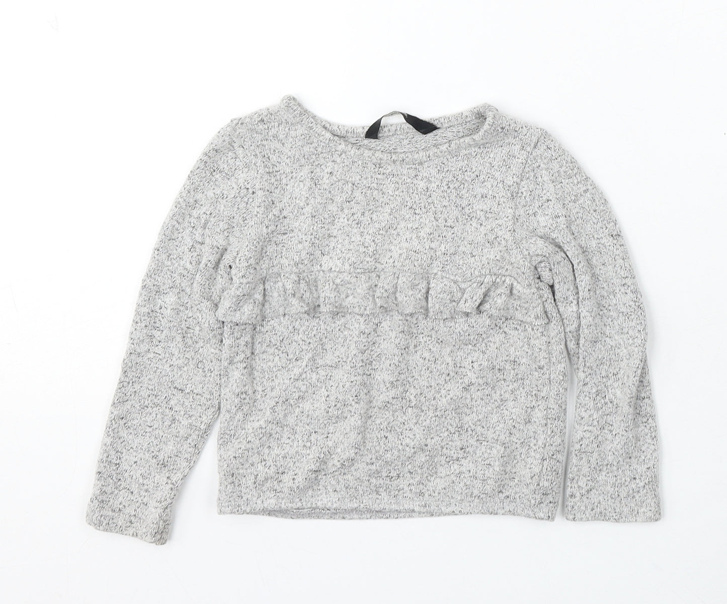 George Boys Grey Viscose Pullover Jumper Size 18-24 Months
