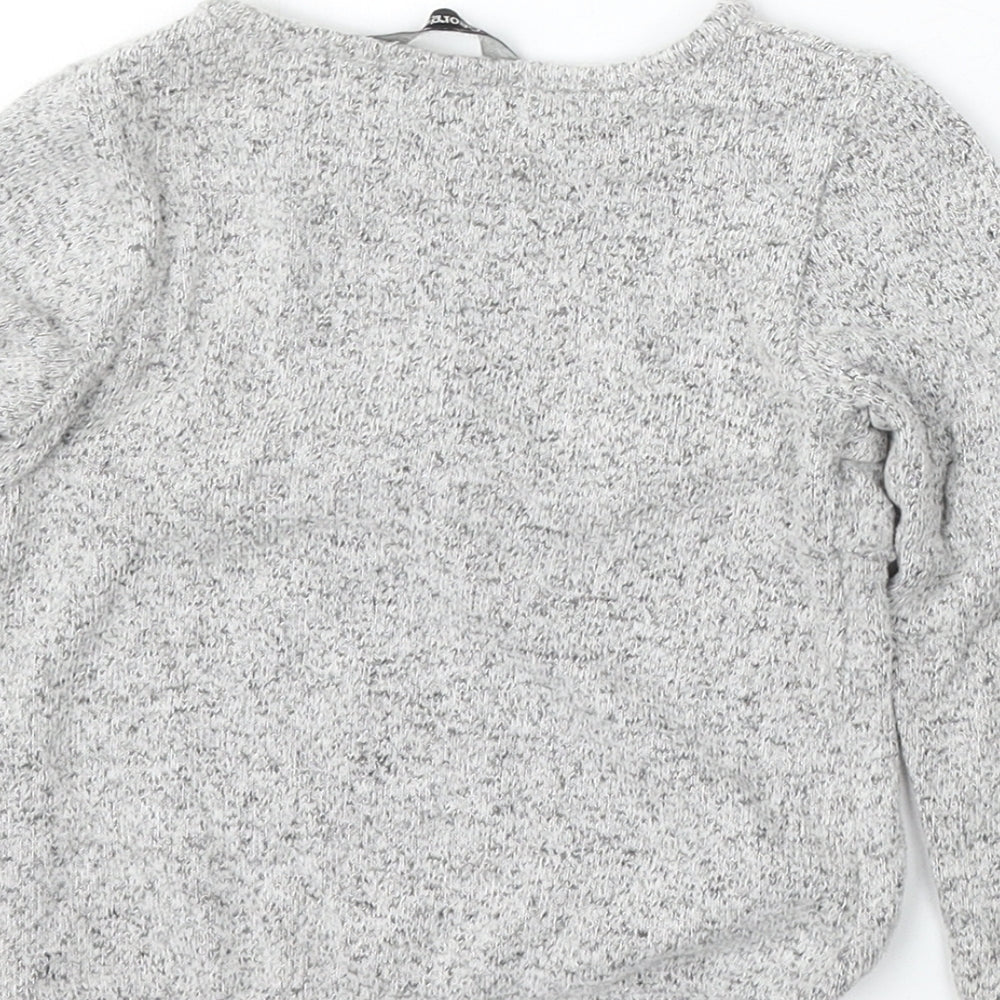 George Boys Grey Viscose Pullover Jumper Size 18-24 Months