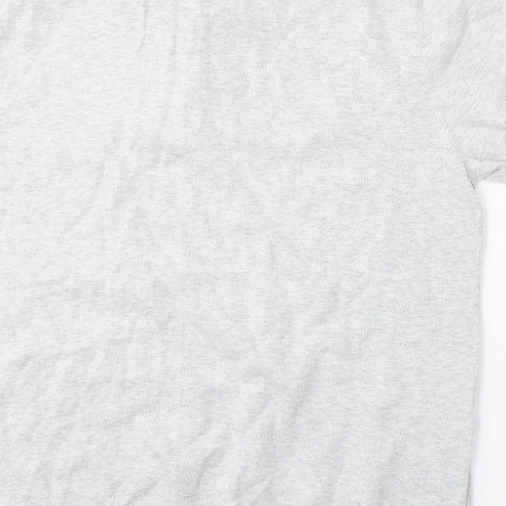 Easy Mens Grey Argyle/Diamond Cotton Polo Size L Collared Button