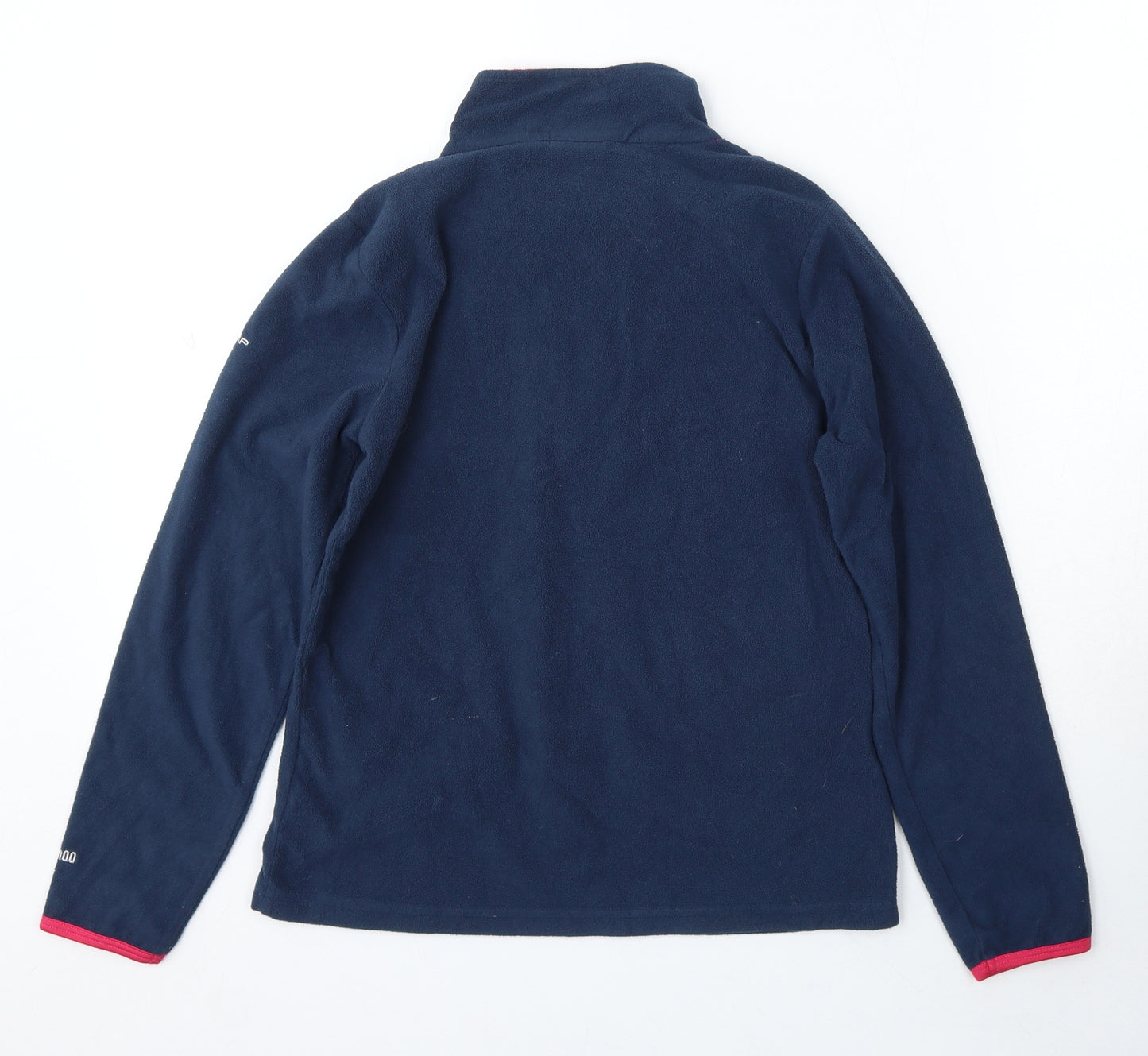 Trespass Girls Blue Polyester Full Zip Sweatshirt Size 11-12 Years Zip