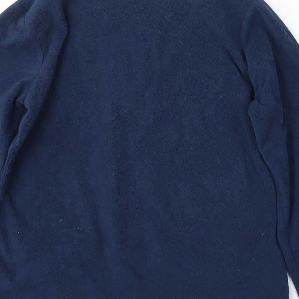 Trespass Girls Blue Polyester Full Zip Sweatshirt Size 11-12 Years Zip
