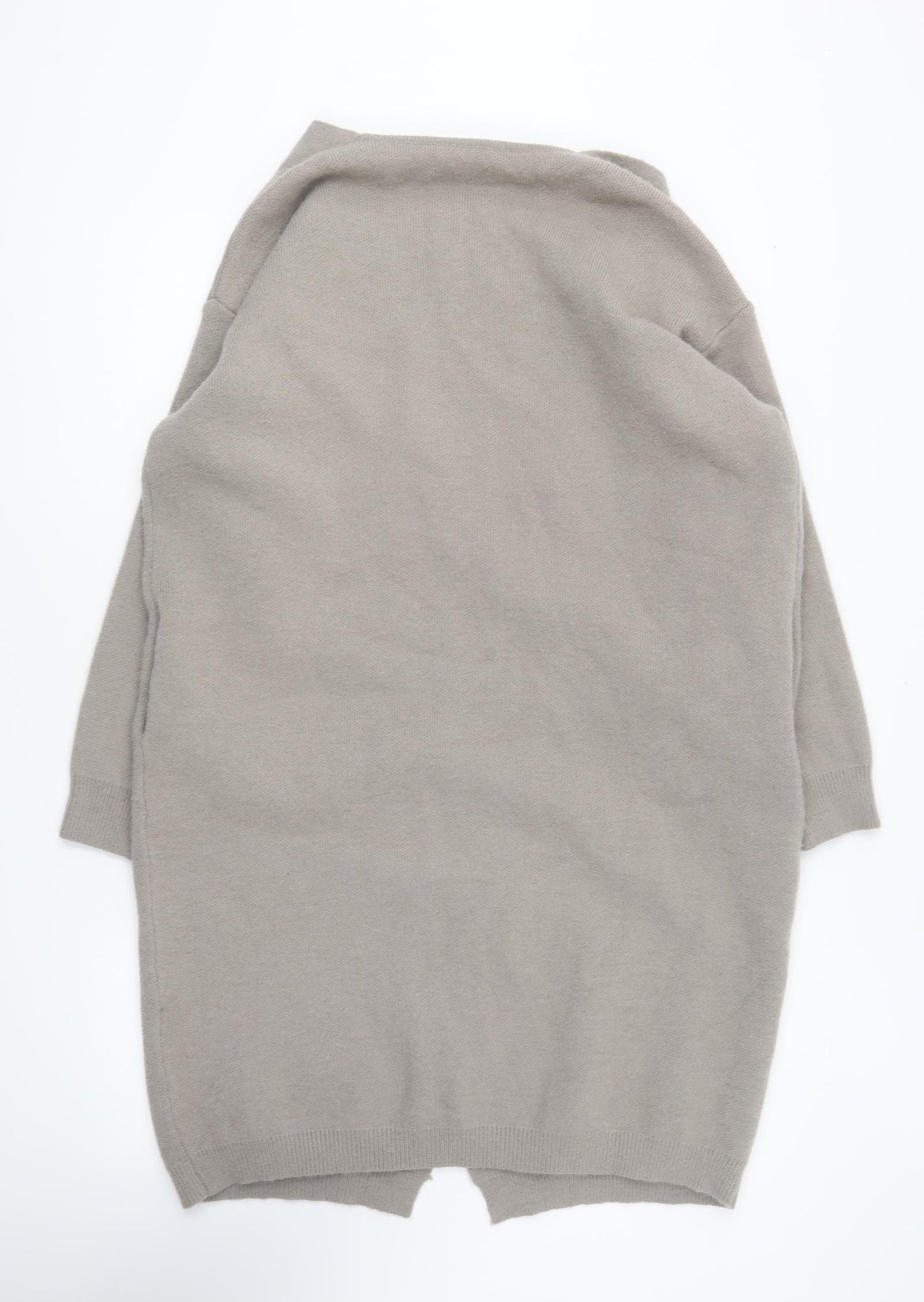 Dazy Womens Grey V-Neck Acrylic Cardigan Jumper Size S