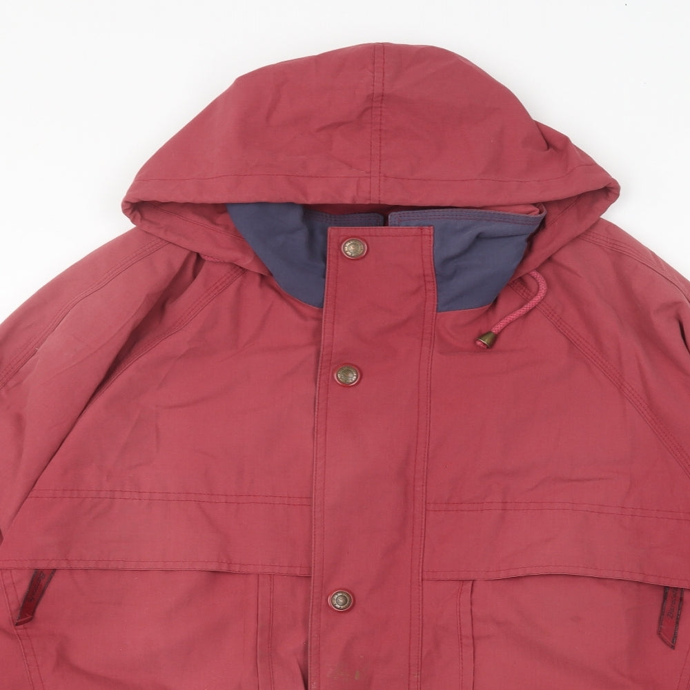 Sportsman Mens Red Jacket Coat Size M Zip